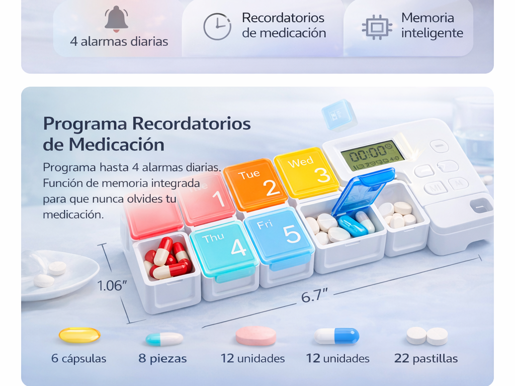 Pastillero Inteligente con Alarma