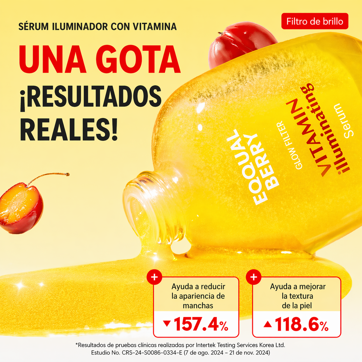 Suero Iluminador Eqqual Berry