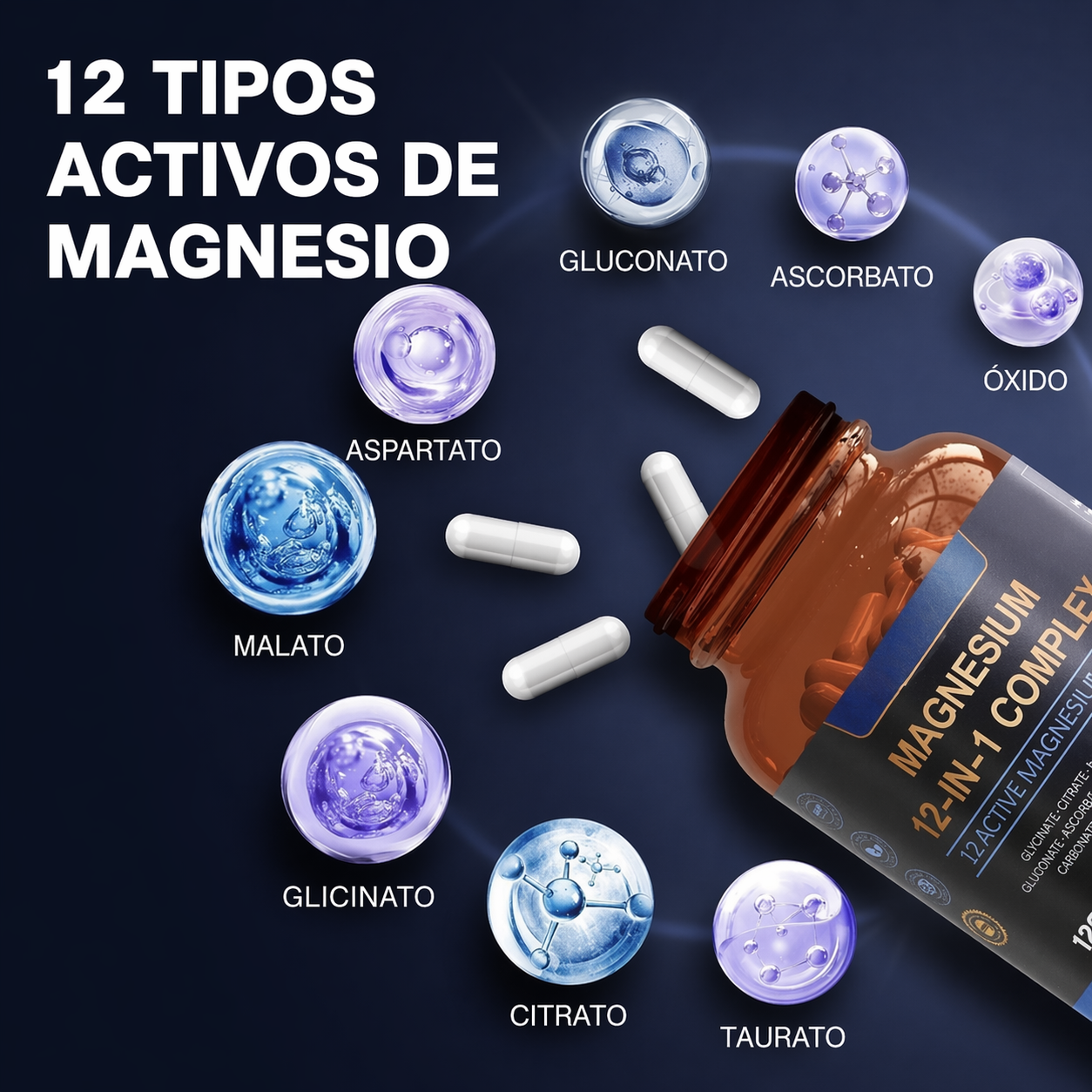 Complejo de Magnesio 12 en 1 (700mg)
