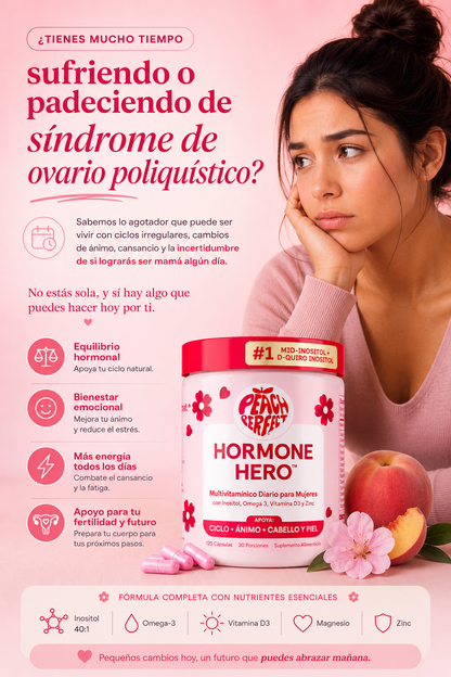 Peach Perfect™ Inositol 40:1 – Balance Femenino