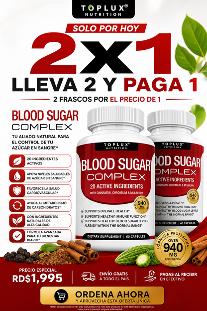 2x1 Complejo Blood Sugar