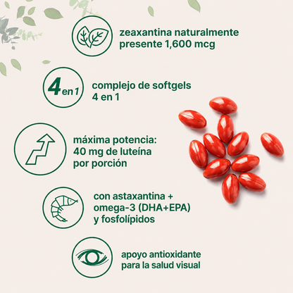 Luteína + Zeaxantina – Apoyo Visual Diario