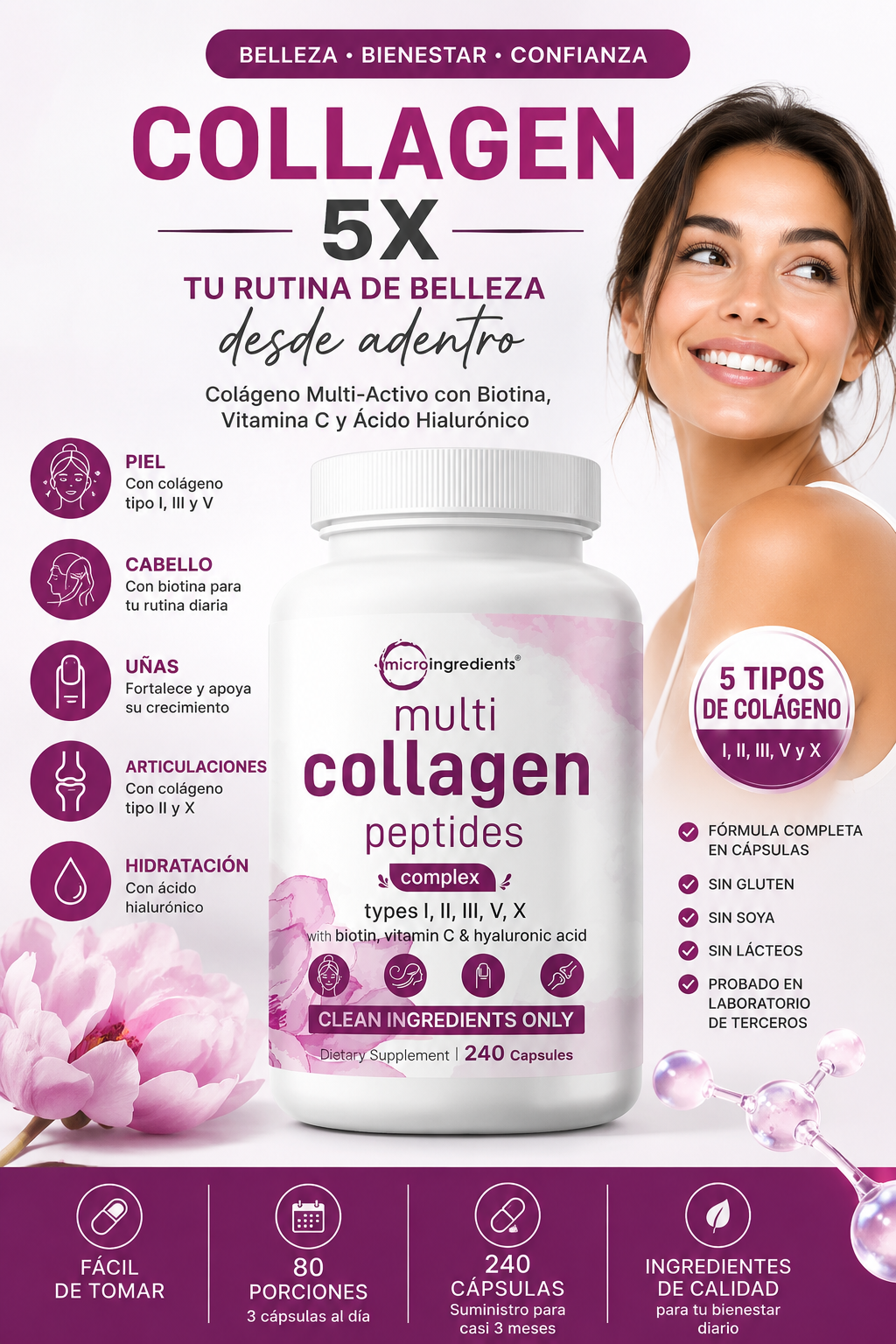 Colágeno 5X Beauty Complex