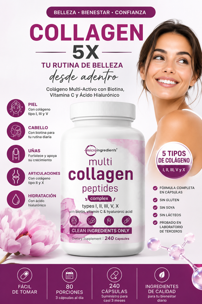 Colágeno 5X Beauty Complex