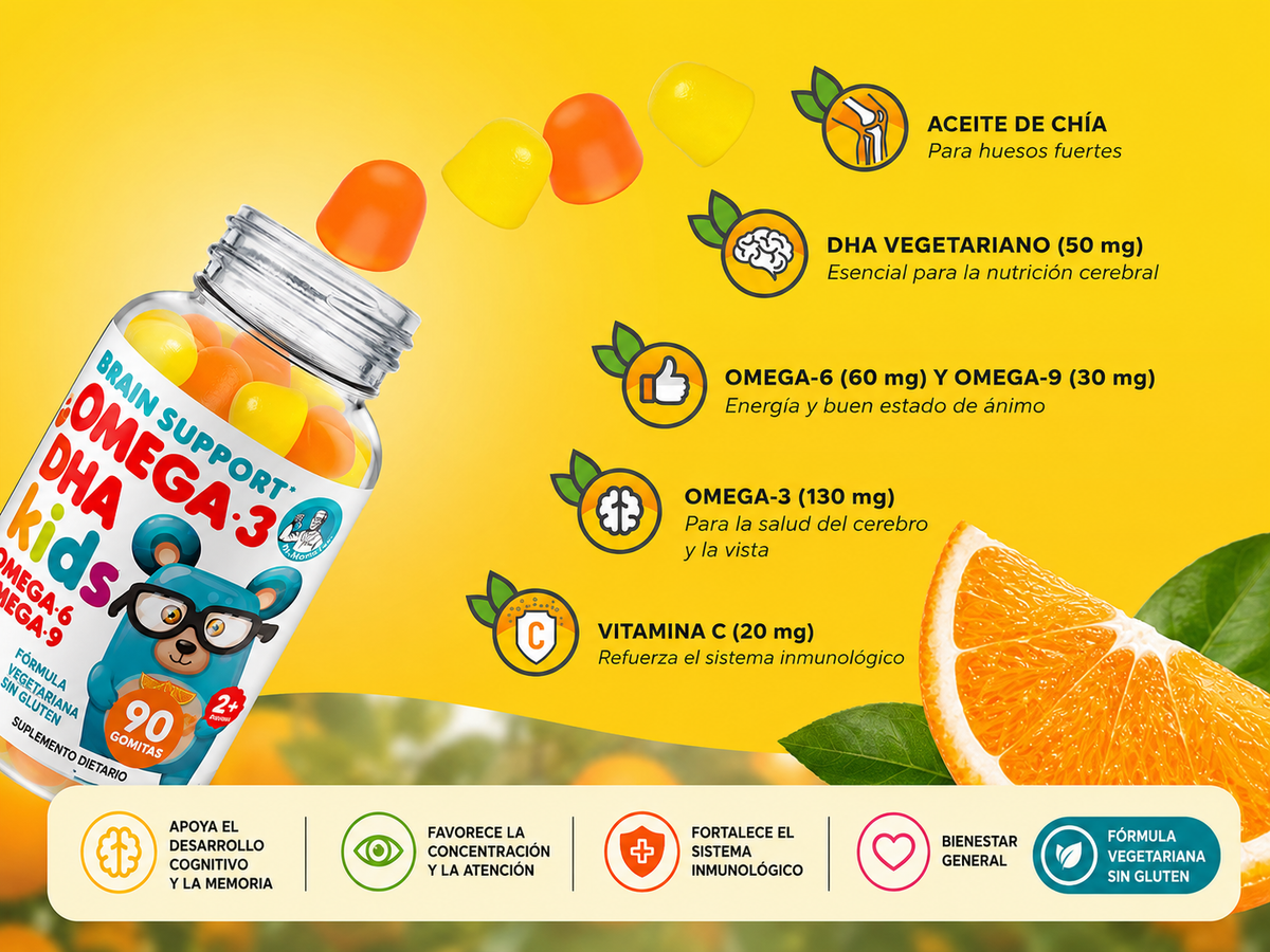 Brain Support Kids DHA + Omega 3-6-9