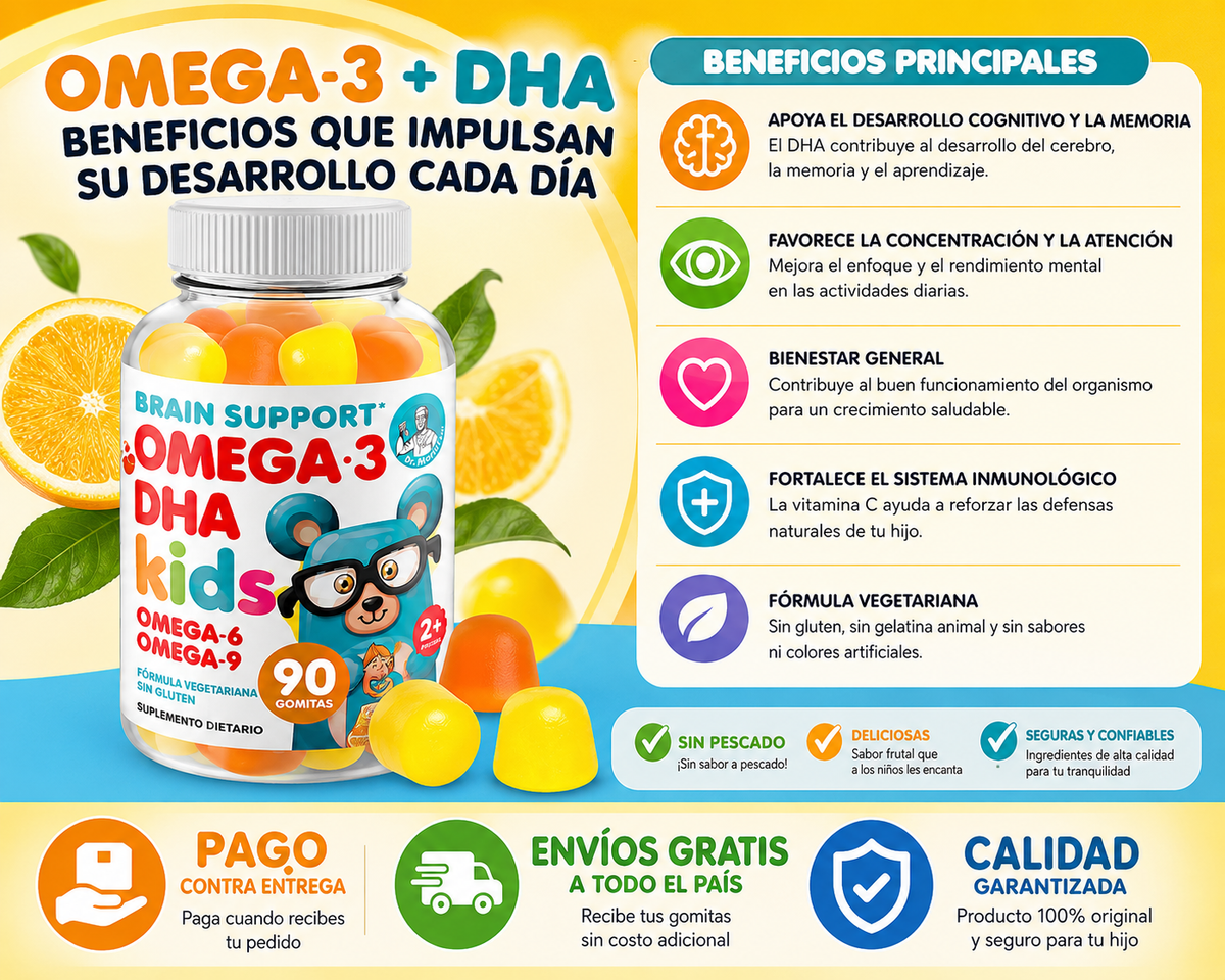 Brain Support Kids DHA + Omega 3-6-9