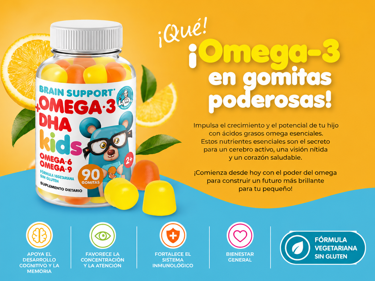 Brain Support Kids DHA + Omega 3-6-9
