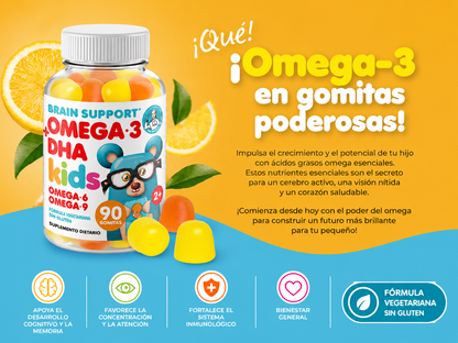 Brain Support Kids DHA + Omega 3-6-9