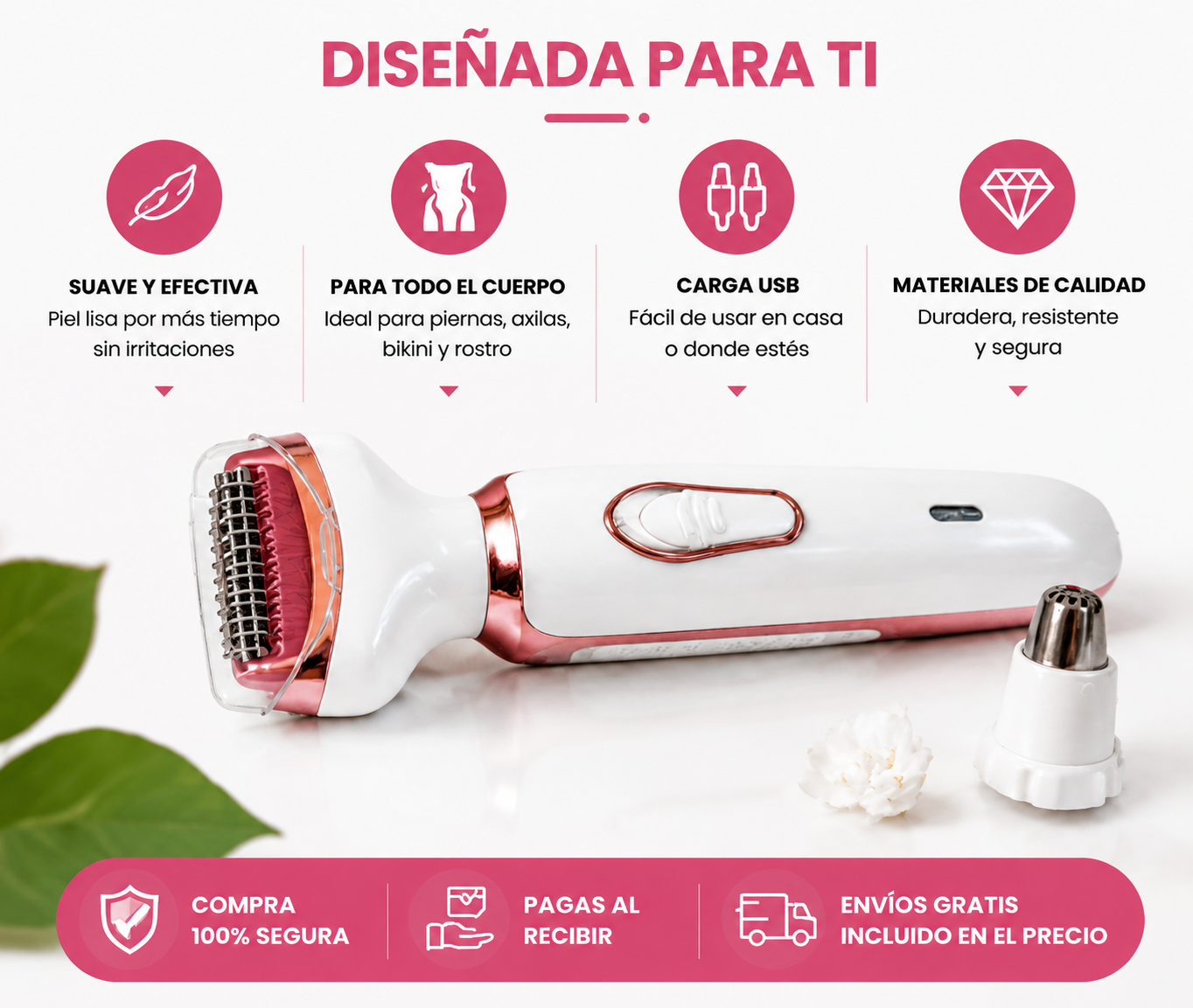 Depiladora Todo en Uno