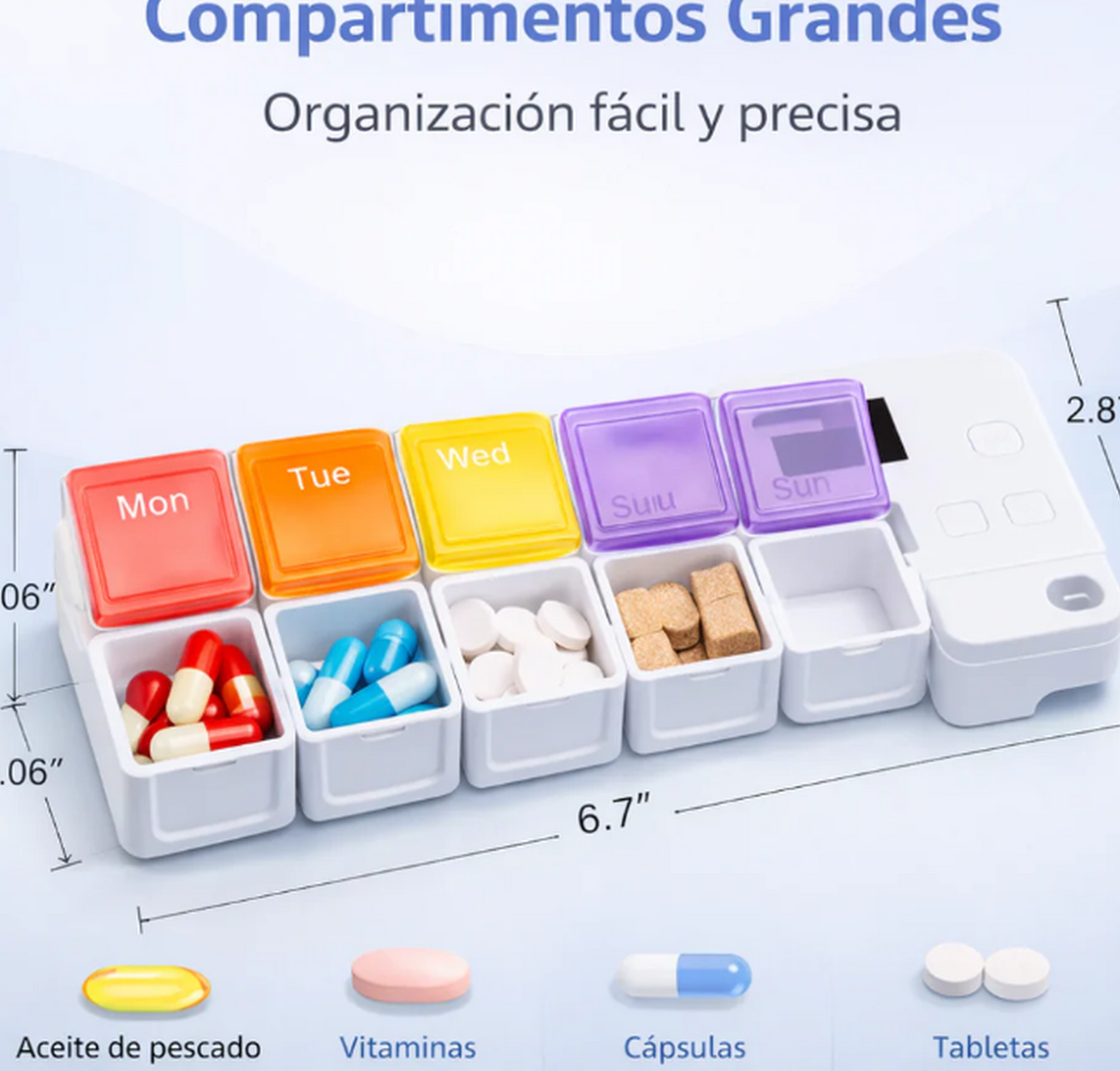 Pastillero Inteligente con Alarma